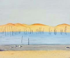 Dunes(Huile sur toile)