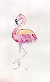 flament rose(aquarelle)