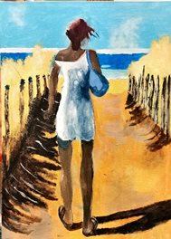 Plage(acrylique)