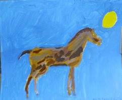 Cheval 2( acrylique)