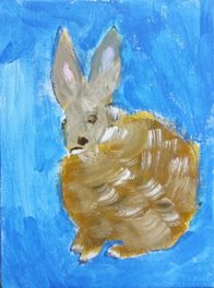 Lapin.( acrylique)