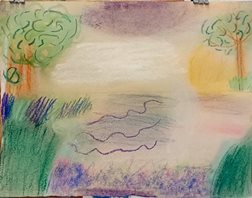 Paysage(pastel sec)