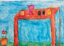 Table(craies aquarelle)