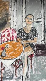  La Serveuse(huile)