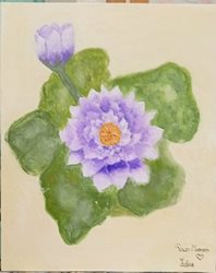  Nénuphar(acrylique)
