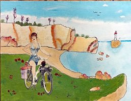  Solex(acrylique + collage)