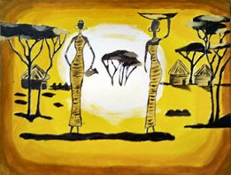 Afrique(acrylique)