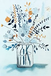 Bouquet(Huile sur toile)