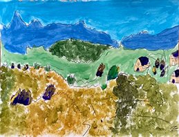 Campagne( acrylique)