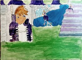 Escaliers( acrylique)